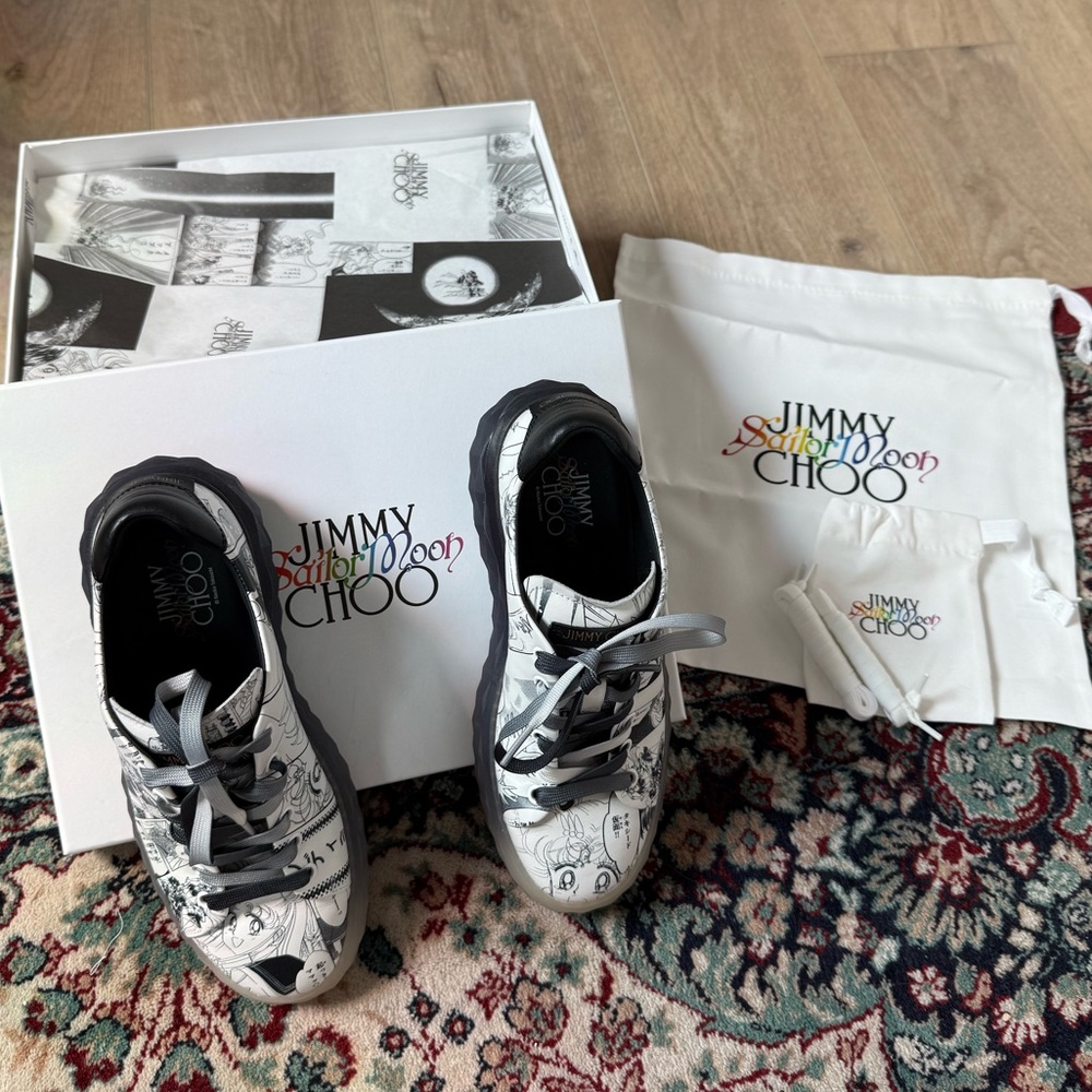 Jimmy Choo x Sailor Moon Collage Sneakers Size 37